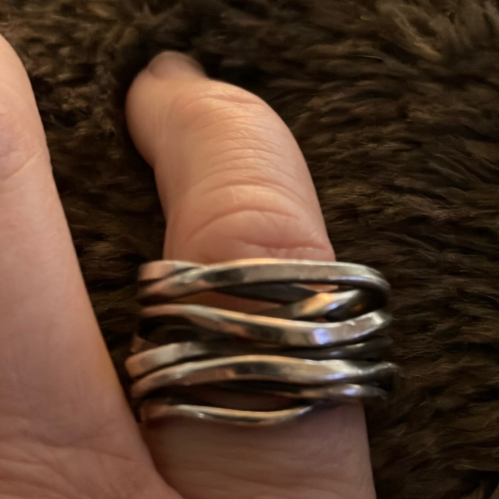 Sterling multi layer silver ring bought from NYC vendor
